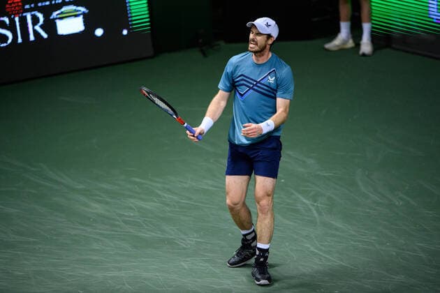 211111 Andy Murray of Great Britain competing in men s quarter final s Singles match during Stockholm Open on November 11, 2021 in Stockholm. Photo: Jesper Zerman BILDBYRAN COP 234 JZ0154 tennis stockholm open day 5 bbeng single depp Copyright: JESPERxZERMAN BB211111JZ078