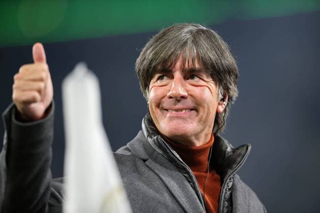 Fußball, WM Quali, Verabschiedung von Joachim Löw 11.11..2021, Fussball WM-Qualifikation 2021 22 Gruppe J, Deutschland - Lichtenstein, in der Volkswagen Arena Wolfsburg. Ex-Bundestrainer Jochachim Löw wird verabschiedet.