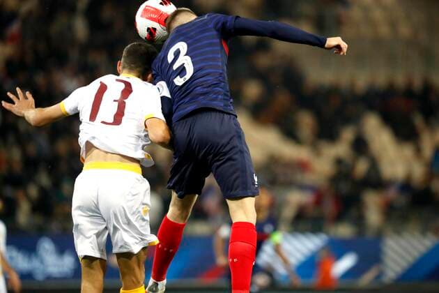 Adrien Truffert France FOOTBALL : France vs Armenie - Espoirs - Eliminatoires Euro 2023 - Grenoble - 11 11 2021 StephanePillaud Panoramic 