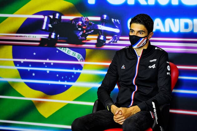 F1 Grand Prix of Brazil 31 Esteban Ocon (FRA, Alpine F1 Team), F1 Grand Prix of Brazil at Autodromo Jose Carlos Pace on November 11, 2021 in Sao Paulo, Brazil. (Photo by xpbimages.com XPB Images FIA Pool via HOCH ZWEI) Sao Paulo Brazil Poolfoto HOCH ZWEI Pool XPB Images ,EDITORIAL USE ONLY