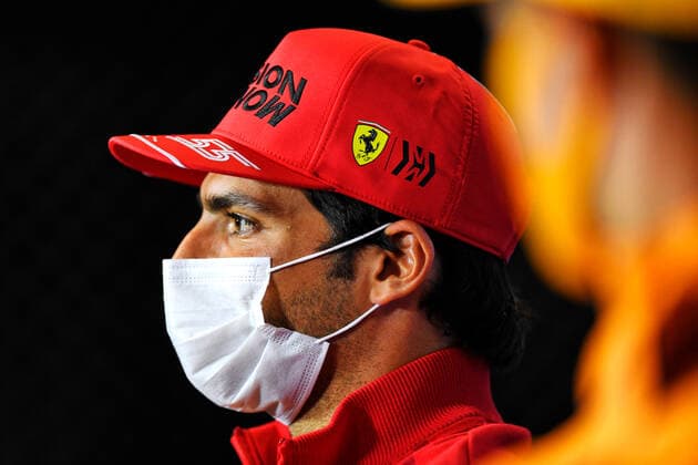F1 Grand Prix of Brazil 55 Carlos Sainz (ESP, Scuderia Ferrari Mission Winnow), F1 Grand Prix of Brazil at Autodromo Jose Carlos Pace on November 11, 2021 in Sao Paulo, Brazil. (Photo by xpbimages.com XPB Images FIA Pool via HOCH ZWEI) Sao Paulo Brazil Poolfoto HOCH ZWEI Pool XPB Images ,EDITORIAL USE ONLY