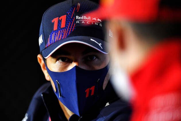 F1 Grand Prix of Brazil 11 Sergio Perez (MEX, Red Bull Racing), F1 Grand Prix of Brazil at Autodromo Jose Carlos Pace on November 11, 2021 in Sao Paulo, Brazil. (Photo by xpbimages.com XPB Images FIA Pool via HOCH ZWEI) Sao Paulo Brazil Poolfoto HOCH ZWEI Pool XPB Images ,EDITORIAL USE ONLY