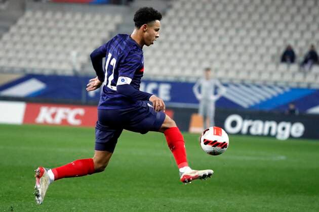 Sofiane Diop France FOOTBALL : France vs Armenie - Espoirs - Eliminatoires Euro 2023 - Grenoble - 11 11 2021 StephanePillaud Panoramic 