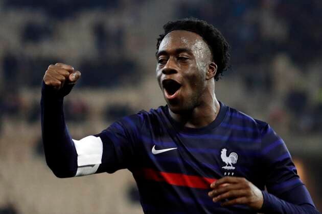 Arnaud Kalimuendo Muinga France FOOTBALL : France vs Armenie - Espoirs - Eliminatoires Euro 2023 - Grenoble - 11 11 2021 StephanePillaud Panoramic 