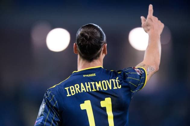 Sport Bilder des Tages 211111 Zlatan Ibrahimovic of Sweden during the FIFA World Cup, WM, Weltmeisterschaft, Fussball Qualifier football match between Georgia and Sweden on November 11, 2021 in Batumi. Photo: Joel Marklund BILDBYRAN kod JM JM0223 bbeng fotboll football soccer fotball landskamp vm-kval fifa world cup qualifier georgien georgia sverige sweden sverige a Copyright: JOELxMARKLUND BB211111JM171