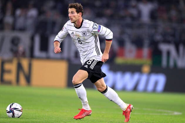 GORETZKA Leon Team Deutschland DFB Fussball WM Qualifikation Spiel Deutschland - Lichtenstein 9 : 0 in der Volkswagenarena in Wolfsburg am 11.11. 2021 in Wolfsburg DFL REGULATIONS PROHIBIT ANY USE OF PHOTOGRAPHS as IMAGE SEQUENCES and or QUASI-VIDEO