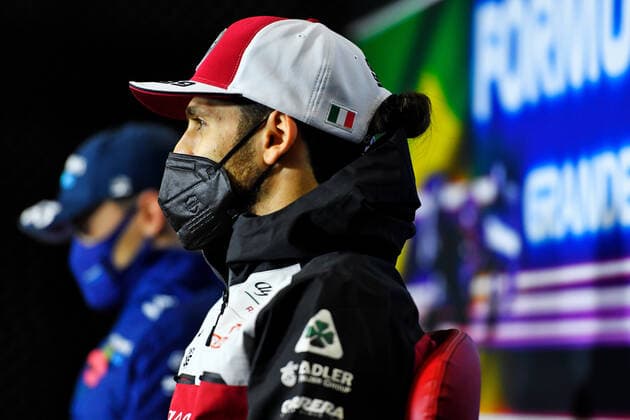 F1 Grand Prix of Brazil 99 Antonio Giovinazzi (ITA, Alfa Romeo Racing ORLEN), F1 Grand Prix of Brazil at Autodromo Jose Carlos Pace on November 11, 2021 in Sao Paulo, Brazil. (Photo by xpbimages.com XPB Images FIA Pool via HOCH ZWEI) Sao Paulo Brazil Poolfoto HOCH ZWEI Pool XPB Images ,EDITORIAL USE ONLY