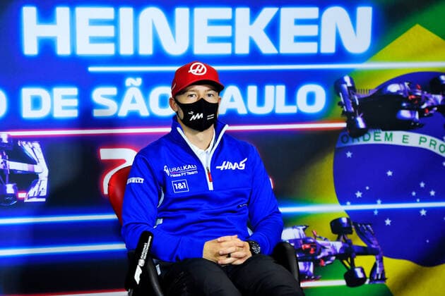F1 Grand Prix of Brazil 9 Nikita Mazepin (RUS, Haas F1 Team), F1 Grand Prix of Brazil at Autodromo Jose Carlos Pace on November 11, 2021 in Sao Paulo, Brazil. (Photo by xpbimages.com XPB Images FIA Pool via HOCH ZWEI) Sao Paulo Brazil Poolfoto HOCH ZWEI Pool XPB Images ,EDITORIAL USE ONLY