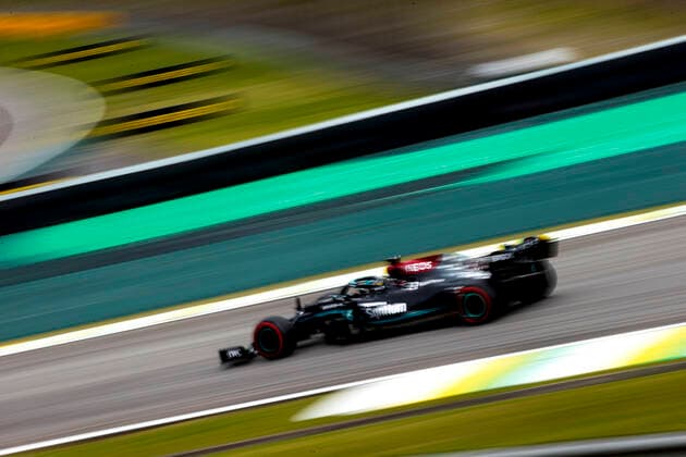 44 Lewis Hamilton (GBR, Mercedes-AMG Petronas F1 Team), F1 Grand Prix of Brazil at Autodromo Jose Carlos Pace on November 12, 2021 in Sao Paulo, Brazil. (Photo by HOCH ZWEI) Sao Paulo Brazil