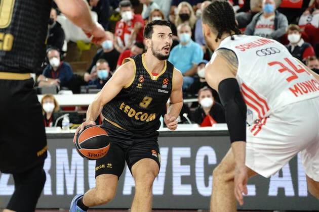 Leo Westermann (AS Monaco) BASKETBALL : Monaco vs FC Bayern - Euroleague - Monaco - 12 11 2021 NorbertScanella Panoramic 