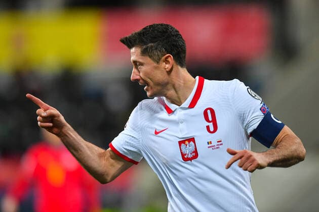 Sport Bilder des Tages 2021.11.12 Andorra la Vella Pilka nozna Reprezentacja Eliminacje Mistrzostw Swiata Katar 2022 Andora - Polska N z bramka gol radosc na 1-0 Robert Lewandowski Foto Pawel Andrachiewicz PressFocus 2021.11.12 Football, Polish national team, Nationalteam world cup qualifiation qatar 2022 Andorra - Poland Andora - Polska N z bramka gol radosc na 1-0 Robert Lewandowski Foto Pawel Andrachiewicz PressFocus NEWSPIX.PL --- Newspix.pl  20211112_PF_PA001