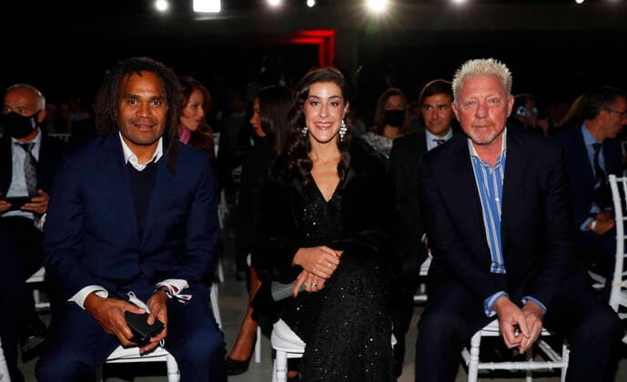 Sport Themen der Woche KW45 MARCA Weekend 2021. En la imagen, Karembeu, Carolina Marin y Boris Becker. MARCA Sport Weekend 2021. In this picture, Karembeu, Carolina Marin and Boris Becker. 