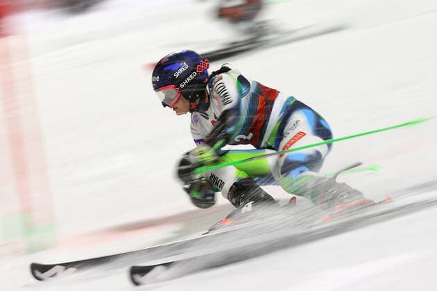ALPINE SKIING - FIS WC Lech Zuers LECH,AUSTRIA,13.NOV.21 - ALPINE SKIING - FIS World Cup Lech Zuers, parallel giant slalom, ladies. Image shows Andreja Slokar (SLO).  GEPAxpictures xThomasxBachun