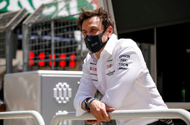 Toto Wolff (AUT, Mercedes-AMG Petronas F1 Team), F1 Grand Prix of Brazil at Autodromo Jose Carlos Pace on November 13, 2021 in Sao Paulo, Brazil. (Photo by HOCH ZWEI) Sao Paulo Brazil