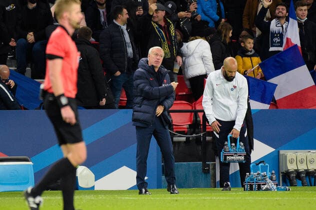 Didier Deschamps ( selectionneur - entraineur - France ) - FOOTBALL : France vs Kazakhstan - Qualification coupe du monde - Paris - 13 11 2021 FedericoPestellini Panoramic 