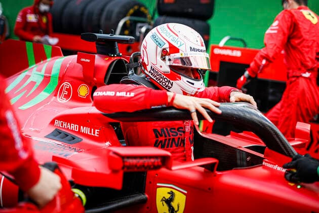 16 Charles Leclerc (MON, Scuderia Ferrari Mission Winnow), F1 Grand Prix of Brazil at Autodromo Jose Carlos Pace on November 13, 2021 in Sao Paulo, Brazil. (Photo by HOCH ZWEI) Sao Paulo Brazil