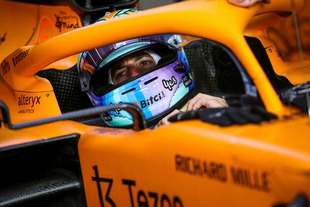 3 Daniel Ricciardo (AUS, McLaren F1 Team), F1 Grand Prix of Brazil at Autodromo Jose Carlos Pace on November 13, 2021 in Sao Paulo, Brazil. (Photo by HOCH ZWEI) Sao Paulo Brazil