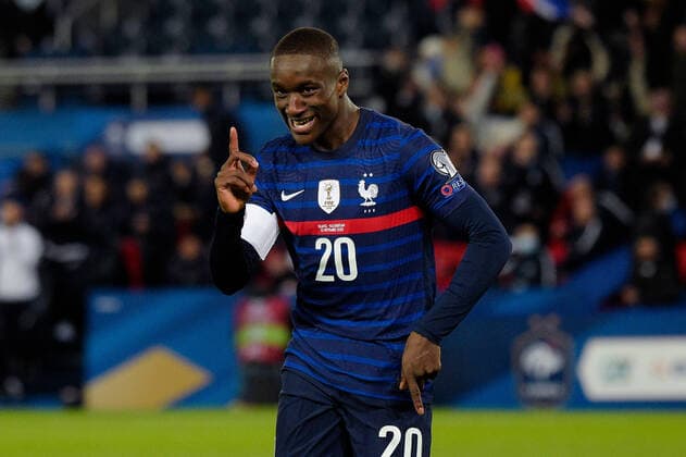 Attitude de Moussa Diaby ( 20 - France ) - FOOTBALL : France vs Kazakhstan - Qualification coupe du monde - Paris - 13 11 2021 FedericoPestellini Panoramic 