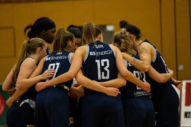 13.11.2021, 2. Toyota Damen Basketball Bundesliga Nord, DBBL, Saison 2021 2022, Damen, Chemcats Chemnitz - Eintracht Braunschweig Eintracht Braunschweig