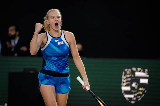 Mandatory Credit: Photo by Rob Prange Shutterstock (12596809cd) Barbora Krejcikova & Katerina Siniakova of the Czech Republic in action during the second round robin doubles match at the 2021 Akron WTA, Tennis Damen Finals Guadalajara WTA tennis tournament Akron WTA Finals, Day 4, Tennis, Panamerican Tennis Center Guadalajara, Mexico - 13 Nov 2021 Akron WTA Finals, Day 4, Tennis, Panamerican Tennis Center Guadalajara, Mexico - 13 Nov 2021  Copyright: xRobxPrange Shutterstockx 12596809cd