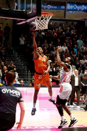 14.11.2021, easyCredit Basketball Bundesliga, Magentasport BBL Pokal, Saison 2020 2021, Herren, Chemnitz Niners - FC Bayern München Basketball Gerald Robinson, Niners Chemnitz Chemnitz Messe Chemnitz Sachsen Germany