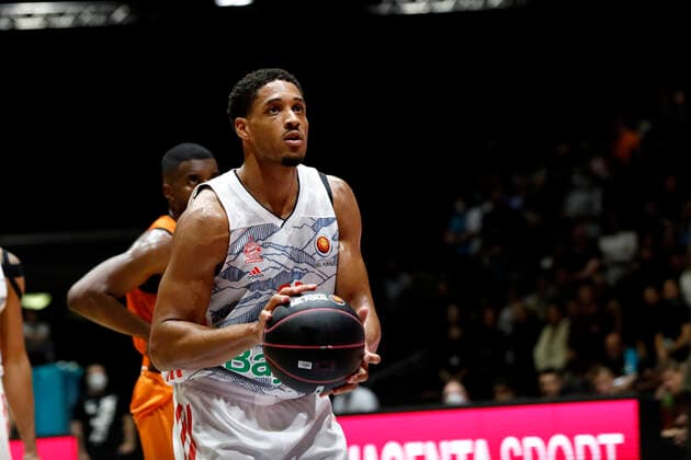14.11.2021, easyCredit Basketball Bundesliga, Magentasport BBL Pokal, Saison 2020 2021, Herren, Chemnitz Niners - FC Bayern München Basketball Augustine Rubit, FC Bayern München Basketball Chemnitz Messe Chemnitz Sachsen Germany