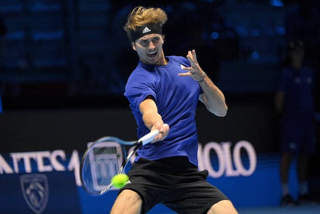 Photo Marco Alpozzi LaPresse November 14, 2021 Turin (Italy) Tennis Nitto ATP, Tennis Herren Finals - men s singles - Round Robin Alexander Zverev Vs Matteo Berrettini In the pic: Alexander Zverev  Copyright: xMarcoxAlpozzi LaPressex