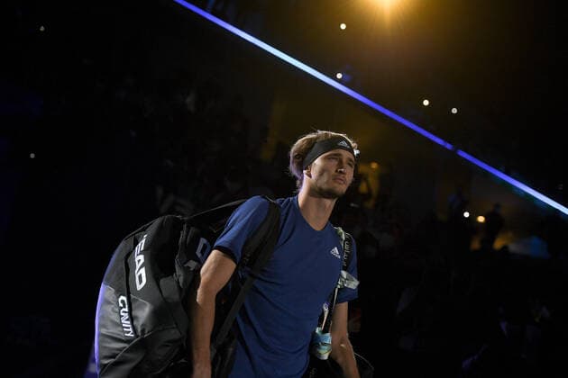 Photo Marco Alpozzi LaPresse November 16, 2021 Turin (Italy) Tennis Nitto ATP, Tennis Herren Finals - men s singles - Round Robin Daniil Medvedev Vs Alexander Zverev In the pic: Alexander Zverev (Germany)  Copyright: xMarcoxAlpozzi LaPressex