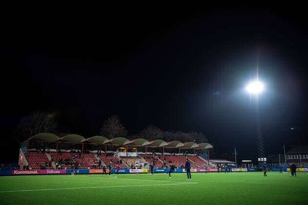 Fußball, U18 EM-Quali, Schweden - England 211116 General view over Skytteholm IP ahead of the UEFA European U18 Qualifier football match between Sweden and England on November 16, 2021 in Stockholm. Photo: Maxim Thore BILDBYRAN kod MT MT0254 fotboll football soccer fotball uefa european under-18 qualifier sweden - england bbeng em-kval Copyright: MAXIMxTHORE BB211116MT021