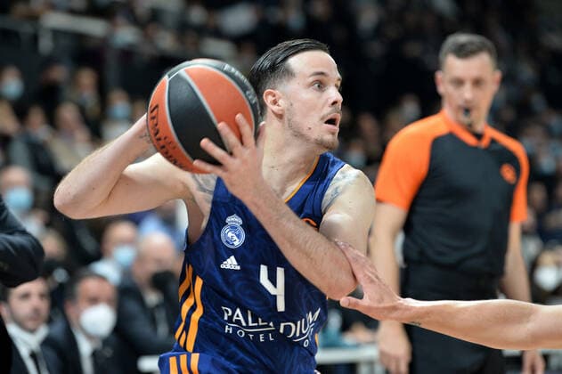 Thomas Heurtel (real madrid) BASKETBALL : LDLC ASVEL vs Real Madrid - Euroleague - 16 11 2021 FredericChambert Panoramic 