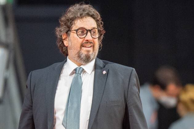 Head Coach Andrea Trinchieri (FC Bayern), FC Bayern Basketball vs. Fenerbahce Istanbul, Euroleague, 16.11.2021 Muenchen Bayern Deutschland