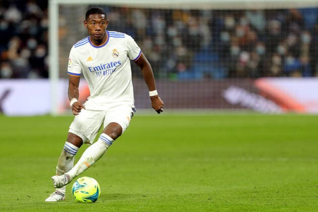 ESP: Real Madrid-Rayo Vallecano. La Liga Santander David Alaba of Real Madrid during the La Liga match between Real Madrid and Rayo Vallecano played at Santiago Bernabeu Stadium on November 6, 2021 in Madrid, Spain. kpng Copyright: xAlbertoxMolinax xPRESSINPHOTOx ALM_211106_989