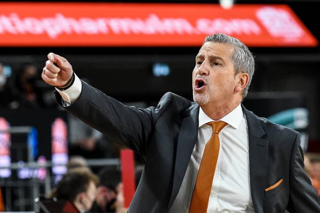 GER, EuroCup, ratiopharm Ulm vs Promitheas Patras 17.11.2021, ratiopharm arena, Neu-Ulm, GER, EuroCup, ratiopharm Ulm vs Promitheas Patras, im Bild Ilias Zouros (Patras)