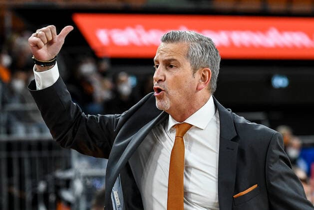 GER, EuroCup, ratiopharm Ulm vs Promitheas Patras 17.11.2021, ratiopharm arena, Neu-Ulm, GER, EuroCup, ratiopharm Ulm vs Promitheas Patras, im Bild Ilias Zouros (Patras)