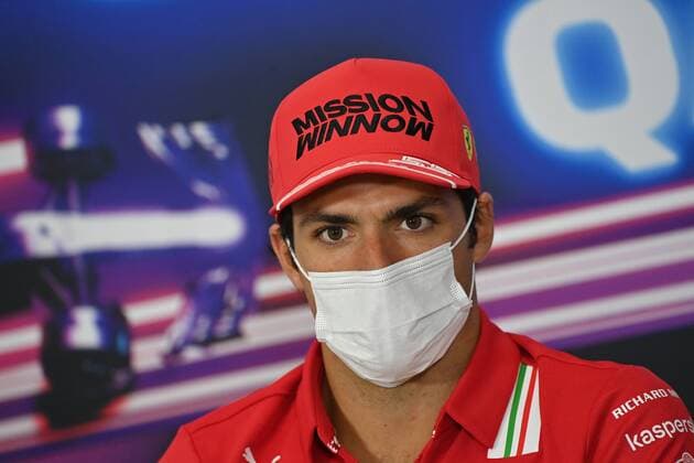 F1 Grand Prix of Qatar 55 Carlos Sainz (ESP, Scuderia Ferrari Mission Winnow), F1 Grand Prix of Qatar at Losail International Circuit on November 18, 2021 in Doha, Qatar. (Photo by ANDREJ ISAKOVIC AFP FIA Pool via HOCH ZWEI) Doha Qatar Poolfoto HOCH ZWEI Pool AFP ,EDITORIAL USE ONLY