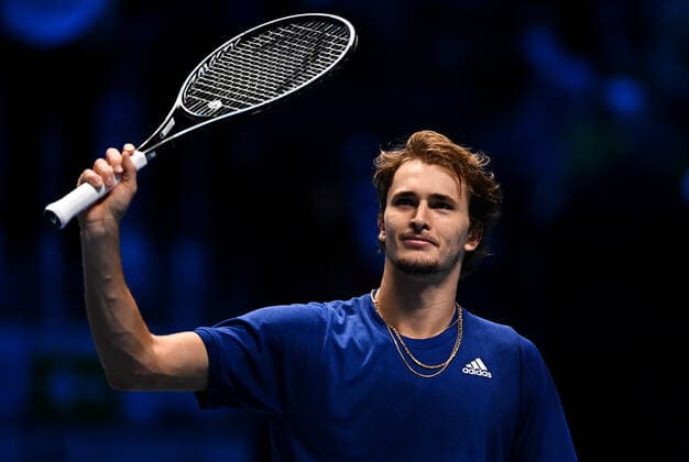 Italy Tennis ATP, Tennis Herren Finals Zverev - Hurkacz 6698871 18.11.2021 Germany s Alexander Zverev reacts during the group stage singles tennis match of the ATP Finals against Poland s Hubert Hurkacz at the Pala Alpitour venue in Turin, Italy. Alexey Filippov Sputnik Turin Italy  Copyright: xAlexeyxFilippovx