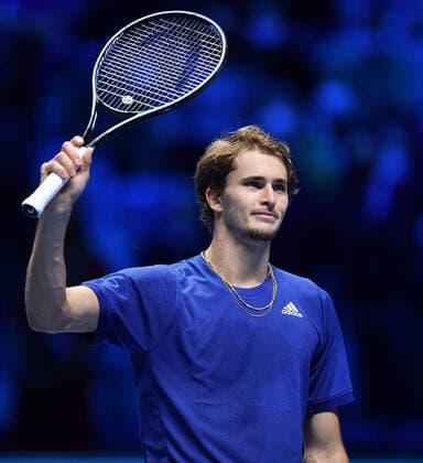 November 18, 2021, Turin, Italy: Alexander Zverev of Germany celebrates after won his match against Hubert Hurkacz of Poland at the ATP, Tennis Herren Finals in Turin, Italy, 18 November 2021. ANSA ALESSANDRO DI MARCO ATP Finals in Turin  - ZUMAa110 20211118_zaf_a110_039 Copyright: xAlessandroxDixMarcox