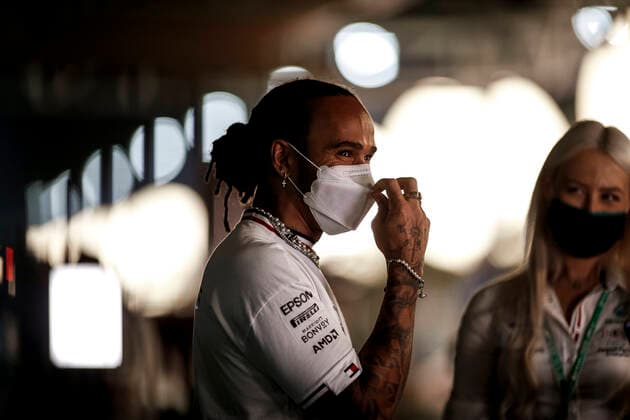 44 Lewis Hamilton (GBR, Mercedes-AMG Petronas F1 Team), F1 Grand Prix of Qatar at Losail International Circuit on November 18, 2021 in Doha, Qatar. (Photo by HOCH ZWEI) Doha Qatar