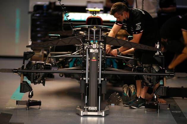 Mercedes-AMG F1 W12 E Performance, F1 Grand Prix of Qatar at Losail International Circuit on November 18, 2021 in Doha, Qatar. (Photo by HOCH ZWEI) Doha Qatar