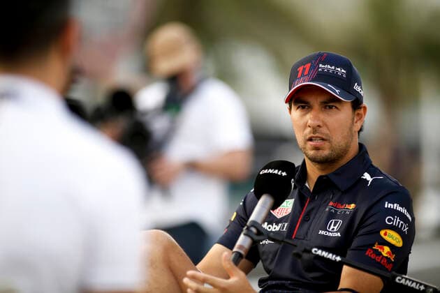 11 Sergio Perez (MEX, Red Bull Racing), F1 Grand Prix of Qatar at Losail International Circuit on November 18, 2021 in Doha, Qatar. (Photo by HOCH ZWEI) Doha Qatar