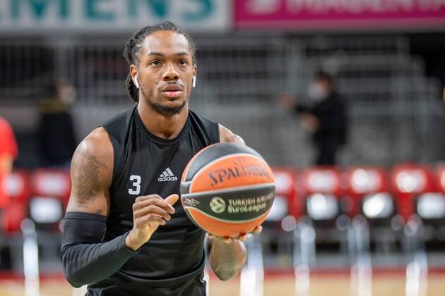 Kendrick Perry 3 (Panathinaikos Athen), FC Bayern Basketball vs. Panathinaikos Athen, Euroleague, 18.11.2021 Muenchen Bayern Deutschland