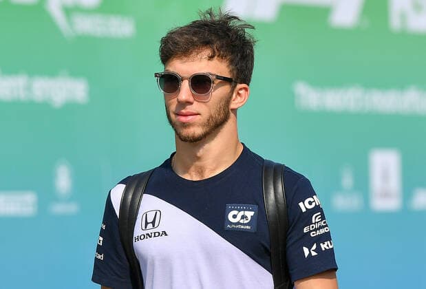 (211119) -- DOHA, Nov. 19, 2021 -- Scuderia AlphaTauri Racing driver Pierre Gasly of France arrives at the Losail International Circuit ahead of the Qatar Formula One Grand Prix in Doha, Qatar, Nov. 18, 2021. (Photo by Nikku Xinhua) (SP)QATAR-DOHA-F1-LOSAIL INTERNATIONAL CIRCUIT yangyuanyong 