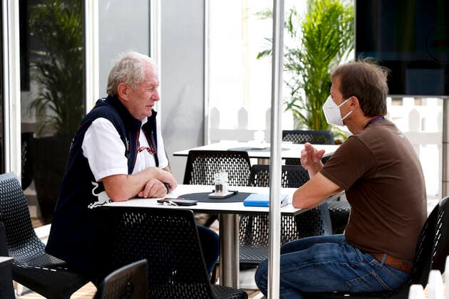 Dr. Helmut Marko (AUT, Red Bull Racing), F1 Grand Prix of Qatar at Losail International Circuit on November 19, 2021 in Doha, Qatar. (Photo by HOCH ZWEI) Doha Qatar