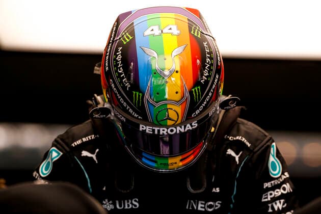 Sport Bilder des Tages 44 Lewis Hamilton (GBR, Mercedes-AMG Petronas F1 Team), F1 Grand Prix of Qatar at Losail International Circuit on November 19, 2021 in Doha, Qatar. (Photo by HOCH ZWEI) Doha Qatar