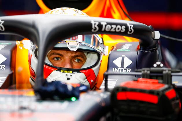 VERSTAPPEN Max (ned), Red Bull Racing Honda RB16B, portrait during the Formula 1 Ooredoo Qatar Grand Prix 2021, 20th round of the 2021 FIA Formula One World Championship, WM, Weltmeisterschaft from November 19 to 21, 2021 on the Losail International Circuit, in Lusail, Qatar - F1 - QATAR GRAND PRIX 2021 DPPI Panoramic  00121041__B2_3069.JPG_