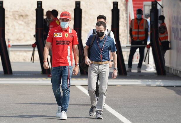 Formula 1 Ooredoo Qatar Grand Prix 2021 19.11.2021, Losail International Circuit, Doha, Formula 1 Ooredoo Qatar Grand Prix 2021 ,im Bild Charles Leclerc (MCO), Scuderia Ferrari Mission Winnow