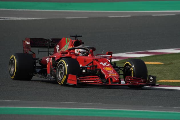 Formula 1 Ooredoo Qatar Grand Prix 2021 19.11.2021, Losail International Circuit, Doha, Formula 1 Ooredoo Qatar Grand Prix 2021 ,im Bild Charles Leclerc (MCO), Scuderia Ferrari Mission Winnow