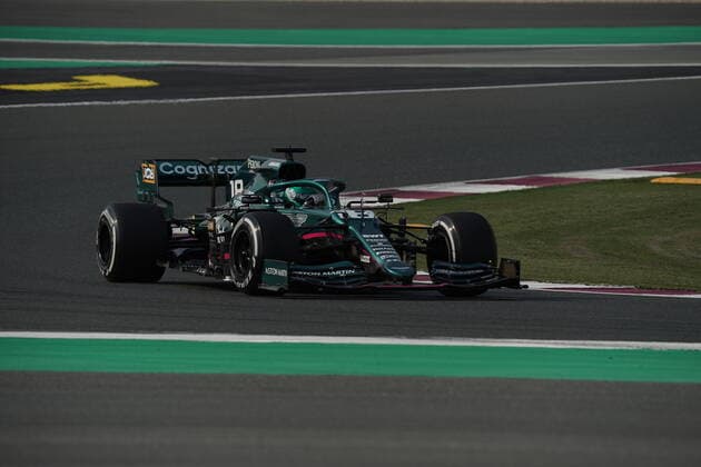 Formula 1 Ooredoo Qatar Grand Prix 2021 19.11.2021, Losail International Circuit, Doha, Formula 1 Ooredoo Qatar Grand Prix 2021 ,im Bild Lance Stroll (CAN), Aston Martin Cognizant Formula One Team
