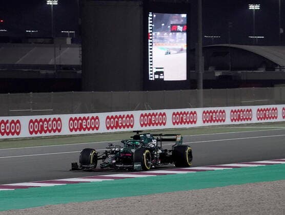 Formula 1 Ooredoo Qatar Grand Prix 2021 19.11.2021, Losail International Circuit, Doha, Formula 1 Ooredoo Qatar Grand Prix 2021 ,im Bild Lance Stroll (CAN), Aston Martin Cognizant Formula One Team