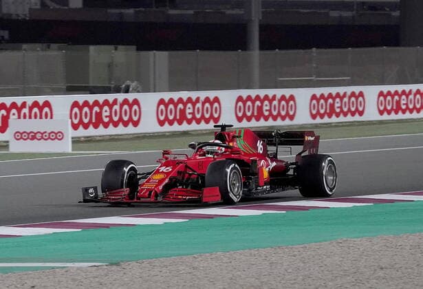 Formula 1 Ooredoo Qatar Grand Prix 2021 19.11.2021, Losail International Circuit, Doha, Formula 1 Ooredoo Qatar Grand Prix 2021 ,im Bild Charles Leclerc (MCO), Scuderia Ferrari Mission Winnow